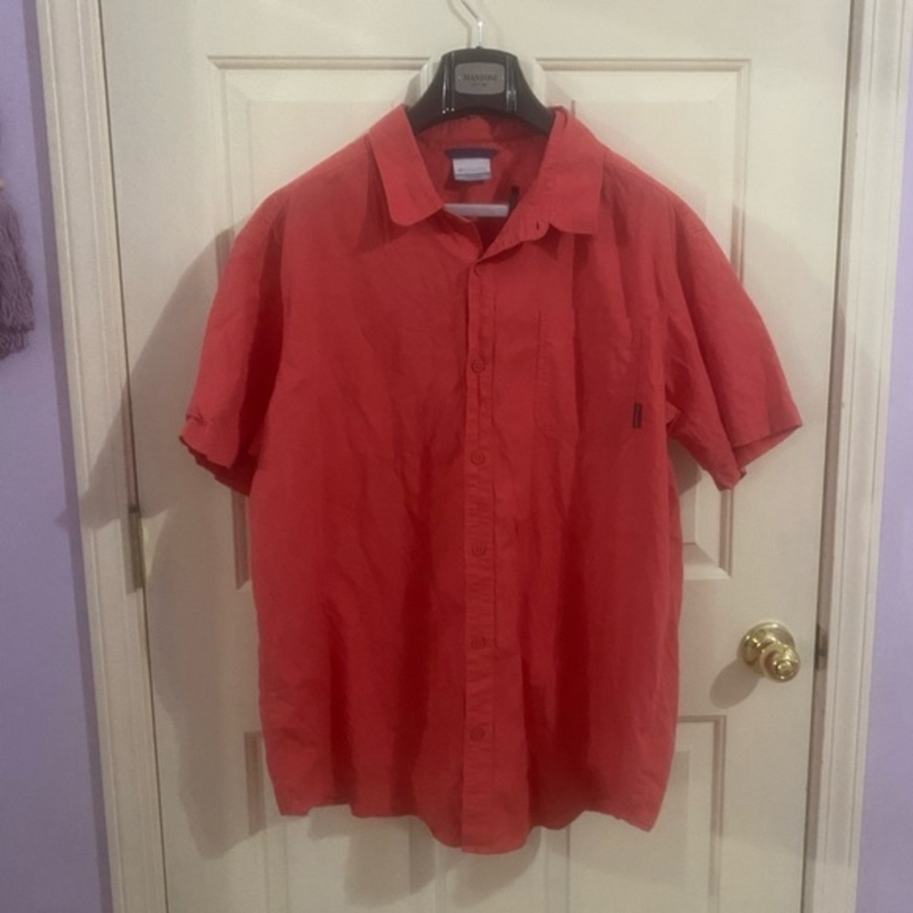 Columbia Men’s 2XL Thompson Hill Short Sleeve Button Down Shirt - Picture 3 of 9